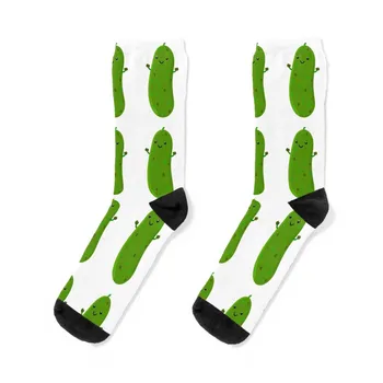 Sevimli mutlu turşu karikatür illüstrasyon Çorap Sıkıştırma çorap çiçek çorap Kadın Çorap erkek