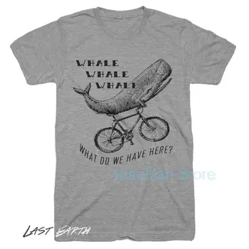 Komik Balina T Shirt Denizcilik Hediye Tişörtleri Mens Womens İçin çocuk bisikleti Geek Tech Tees Plaj Balina Erkek Koca