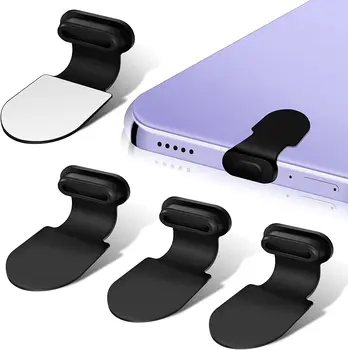 6 ADET Şarj Portu Anti-Toz Kir Tak Apple iPhone Samsung İçin S22 S21Ultra USB Tip-C Bağlantı Noktası Koruyucu Silikon Dustplugs Kapak