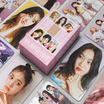 55 Adet / takım Kpop STAYC YENİ Albümü Lomo Kartları Sevimli Baskı Kartı Posteri K-pop Hayranları Hediye 2023 HD Fotocard stayc Hayranları Fotocard Hediye
